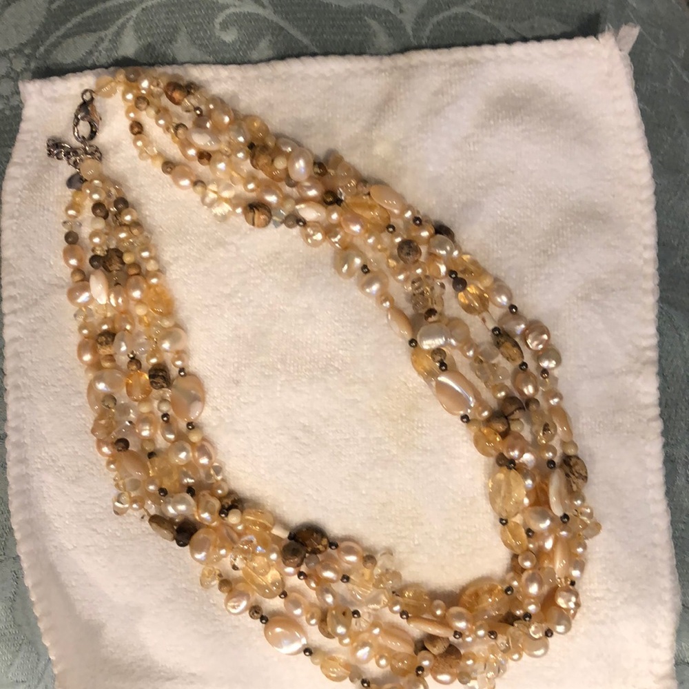Lovely beaded layered necklace